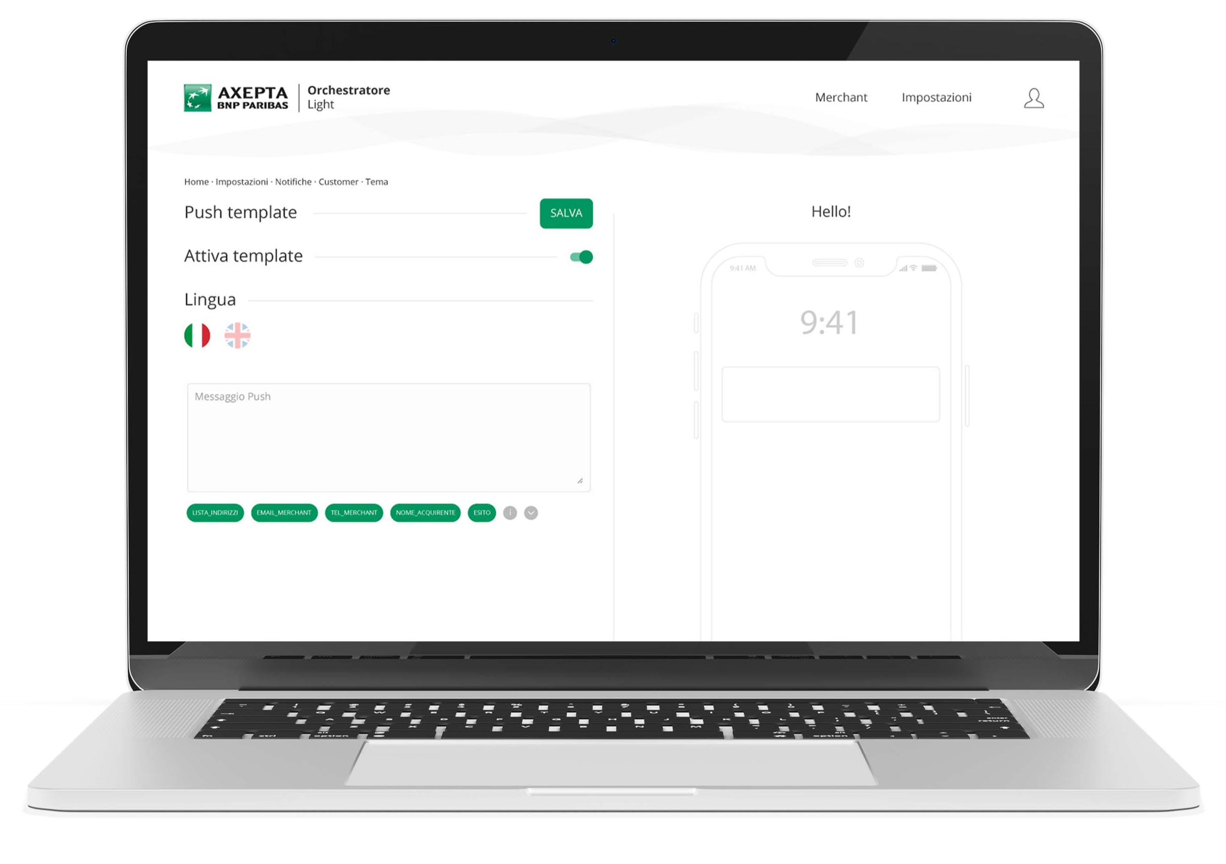 Axepta Orchestratore